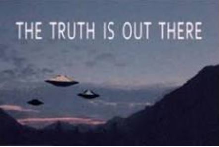 The Truth is Out There UFO – Blue Dog Posters