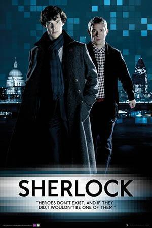 Sherlock - Walking Large - Regular Posters