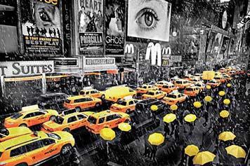New York - Umbrellas Large - Regular Posters
