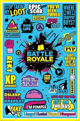 Battle Royale - Infographic Large - Regular Posters
