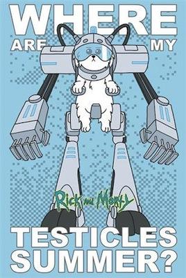 Rick & Morty - Where Are My Testicles Large - Regular Posters