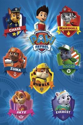 Paw Patrol - Crests Large - Regular Posters