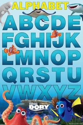 Finding Dory - ABC Large - Regular Posters
