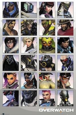 Overwatch - Character Portraits Large - Regular Posters