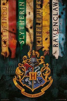 Harry Potter - House Banners Large - Regular Posters
