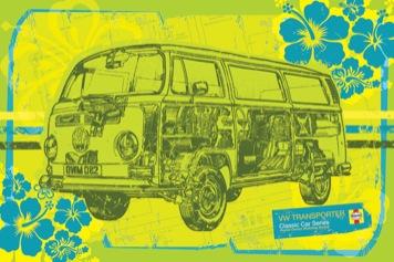 Volkswagen Camper Surf Large - Regular Posters