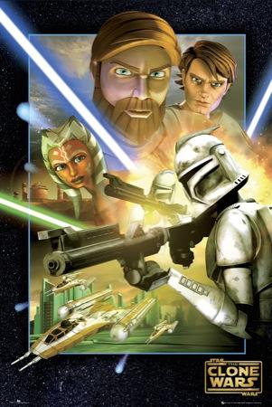 Star Wars Clone Wars Faces Large - Regular Posters