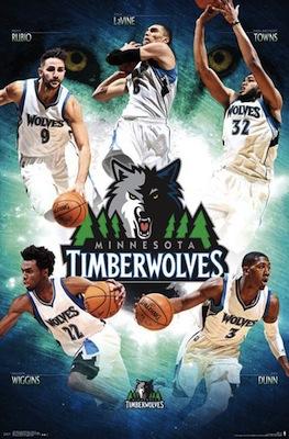 NBA Minnesota Timberwolves - Team 16 Large - Regular Posters