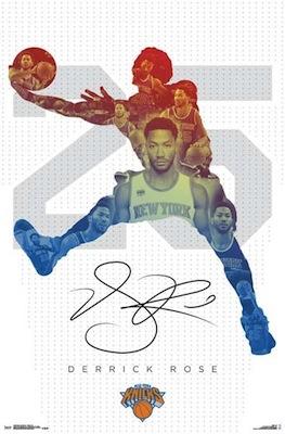 NBA NY Knicks - D Rose 16 Large - Regular Posters