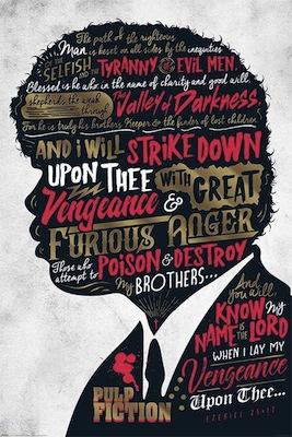 Pulp Fiction - Ezekiel 25-17 Large - Regular Posters