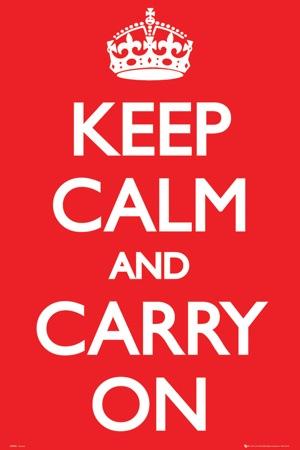 Keep Calm and Carry On Large - Regular Posters