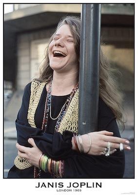 Janis Joplin - London 1969 Large - Regular Posters