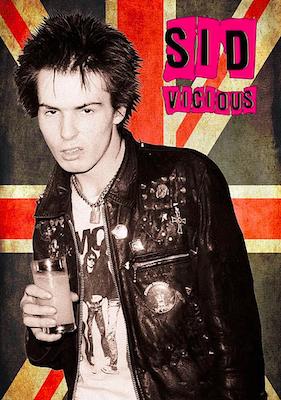 Sid Vicious - Union Jack Large - Regular Posters