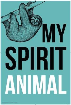 Sloth - Spirit Animal Large - Regular Posters