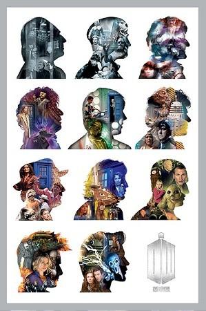 Dr Who 11 Doctors Large - Regular Posters