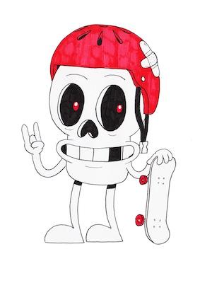 Safety Skull - John Roderick Paine Small - Featured Artists
