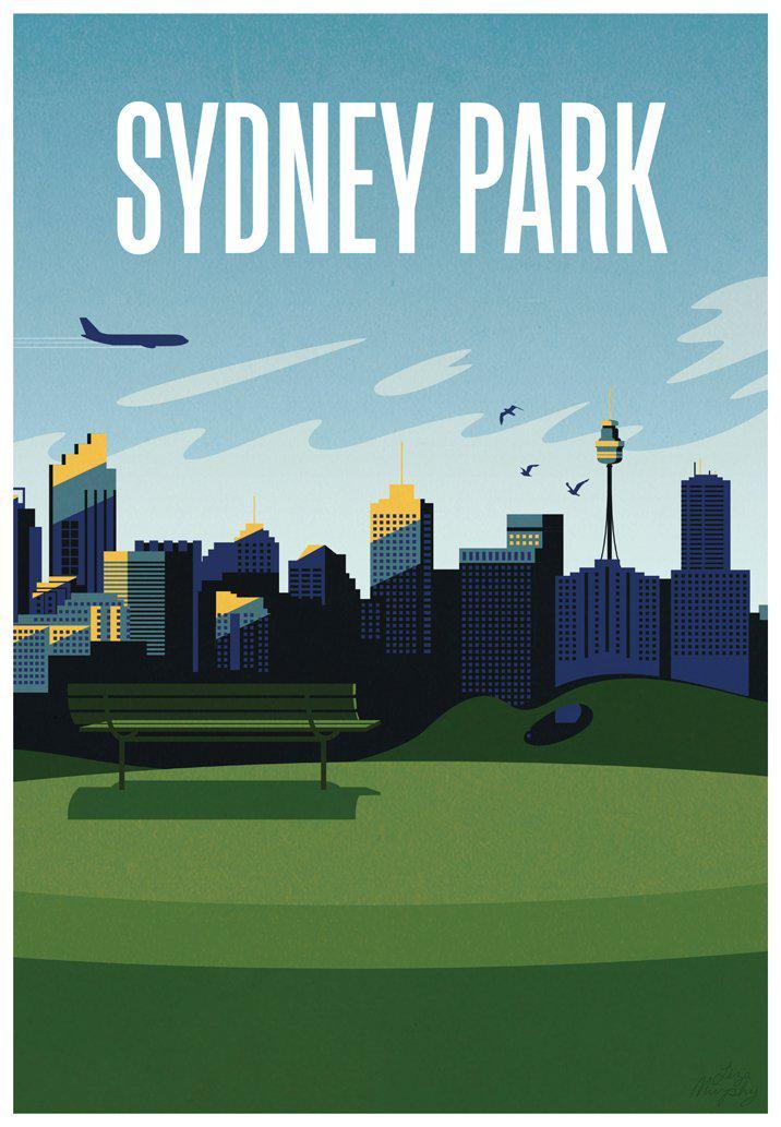Sydney Park Bench - Liza Murphy Small - Featured Artists