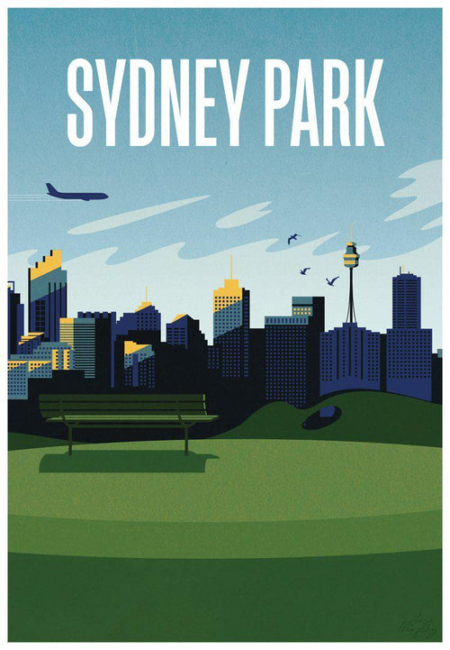 Sydney Park Bench - Liza Murphy Small - Featured Artists