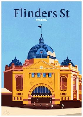 Flinders Street - Liza Murphy Small - Featured Artists