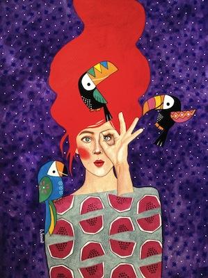 Greeting me as a friend - Hulya Ozdemir Small - Featured Artists