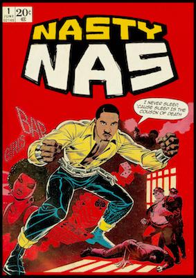 Nasty Nas - by David Redon – Blue Dog Posters