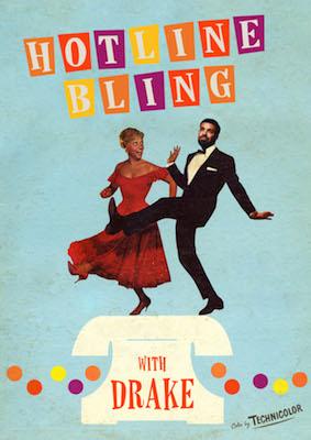 Hotline Bling - by David Redon Small - Featured Artists