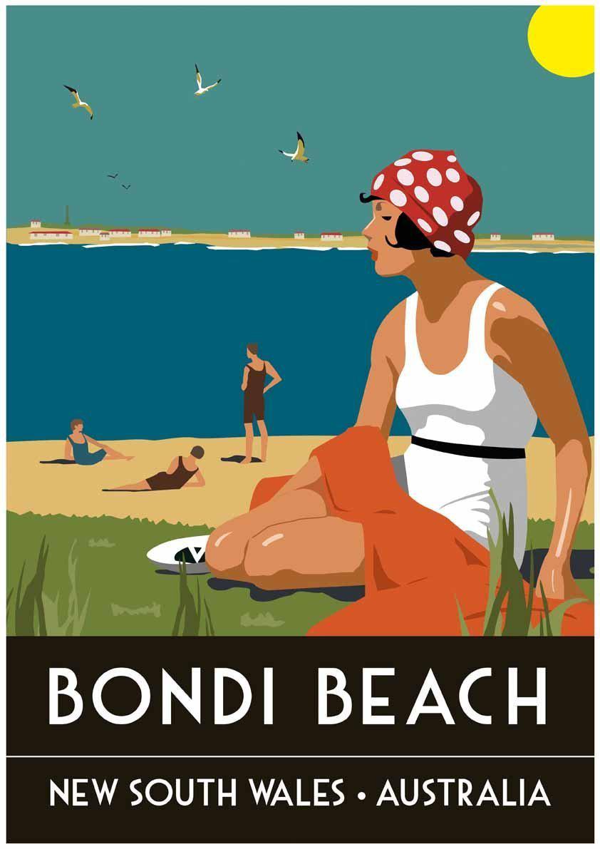 Bondi Beach by Art of Adventure Small - Featured Artists