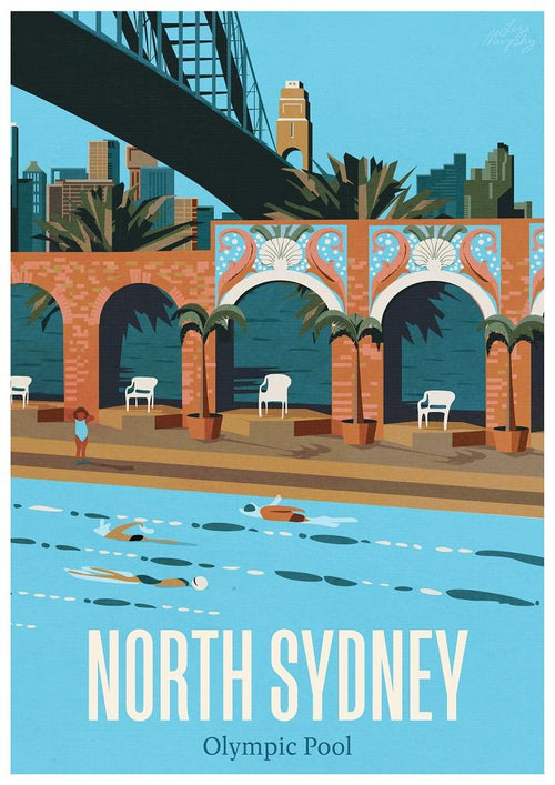 North Sydney Olympic Pool - Liza Murphy Small - Featured Artists