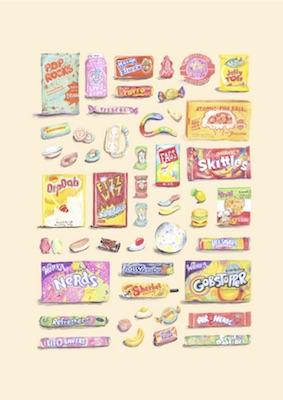 50 Up: Candy by Amy Blue Small - Featured Artists