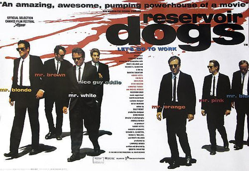 Reservoir Dogs Original Movie Score XL Import Posters
