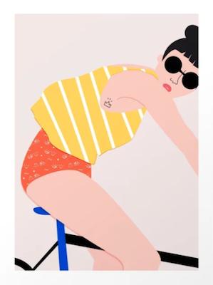 BIKE II by Celeste Large - Gallery Series