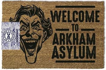 SALE - Door Mat - Joker - Welcome To Arkham Asylum Door Mats