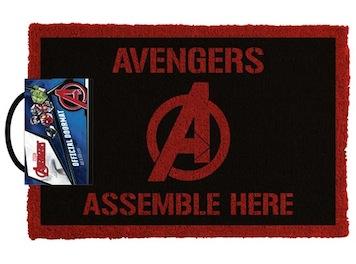 Marvel Avengers Assemble Here Door Mats