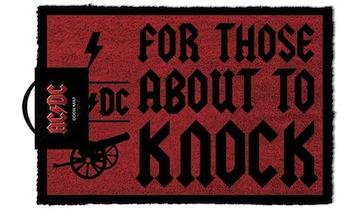 Door Mat - AC/DC - For Those About To Knock Door Mats