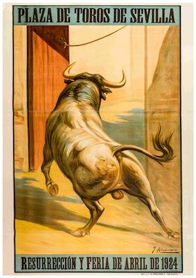 Toros de Sevilla Small - A3 Posters