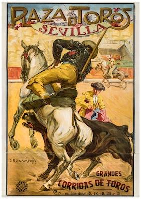 Raza de Toros Seville Small - A3 Posters