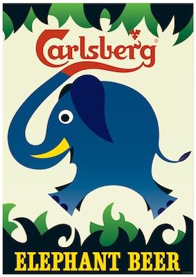 Carlsberg Elephant beer Small - A3 Posters
