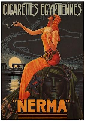 Nerma Cigarettes Egyptienne Small - A3 Posters