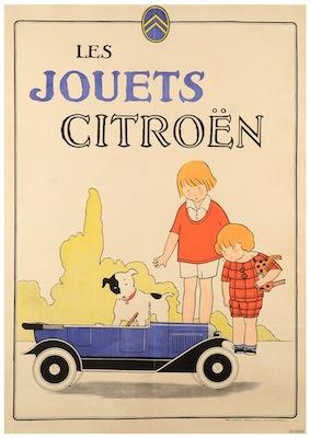 Les Jouets Citroen Small - A3 Posters