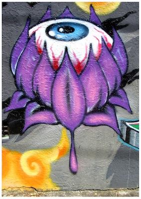 Graffiti Flower Monster Small - A3 Posters
