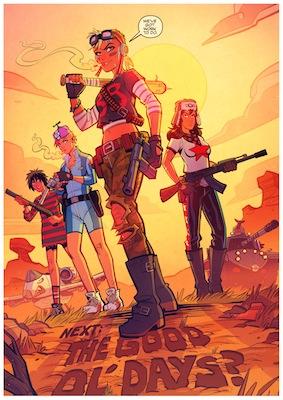 Tank Girl Good old days Small - A3 Posters