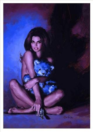 Blue Teddy Small - A3 Posters