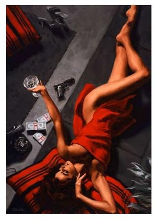 Martini Red Small - A3 Posters