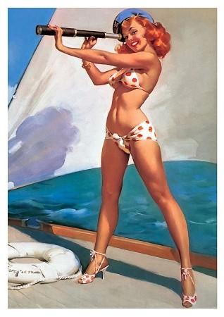 Land Ahoy Small - A3 Posters