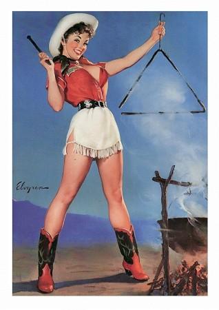 Cowgirl Small - A3 Posters