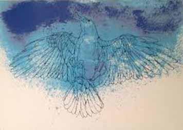 Bird Blue Small - A3 Posters