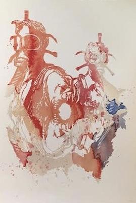 Gasmasks Colour Small - A3 Posters