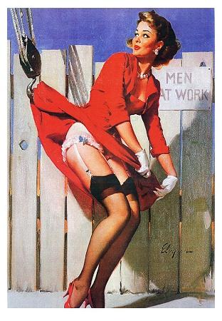 PinUp Men At Work Small - A3 Posters