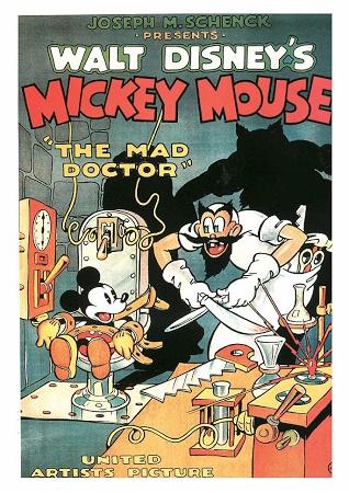 Mickey Mouse The Mad Doctor Small - A3 Posters