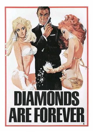 James Bond Diamonds Are Forever Small - A3 Posters